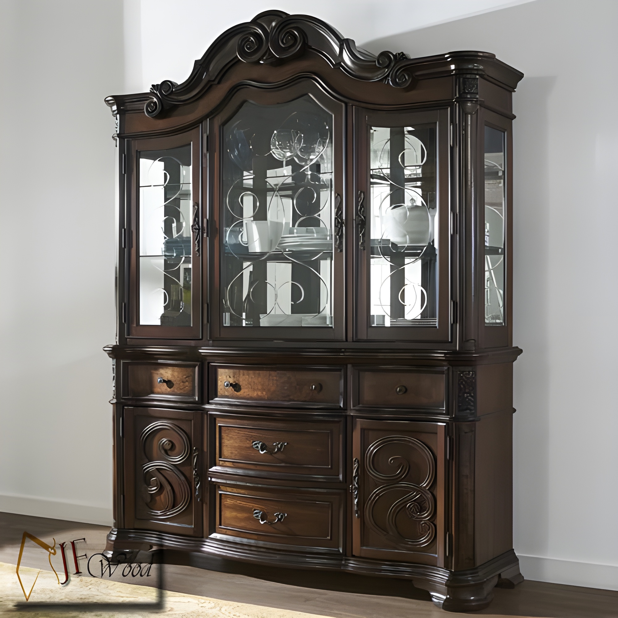 Guyana Antique Display Cabinet